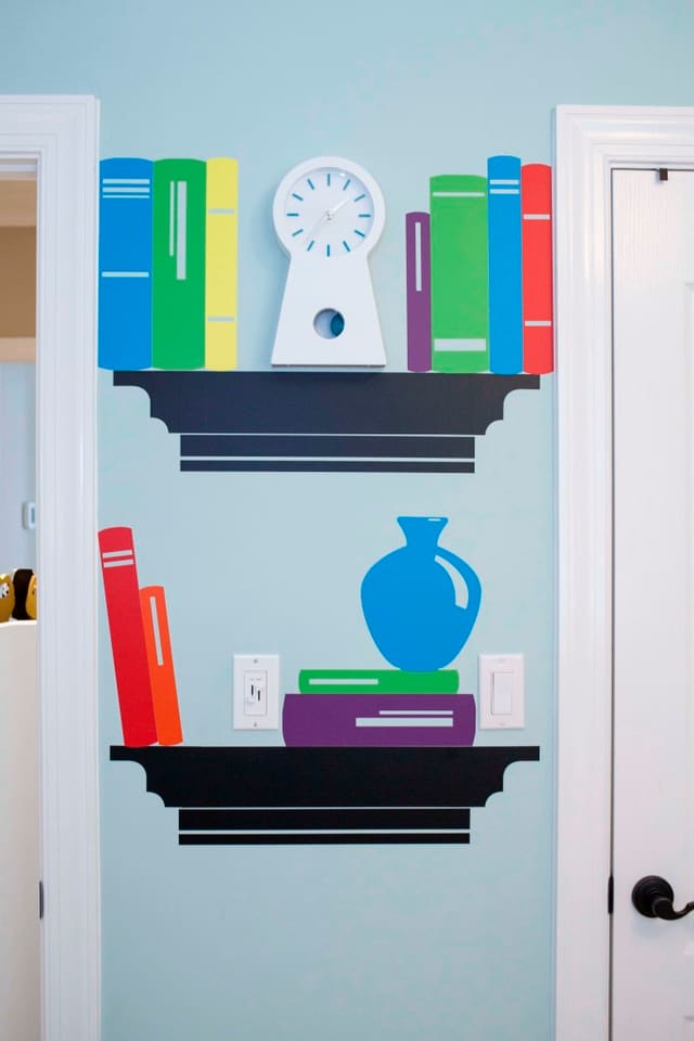 Wall decals in girls bedroom