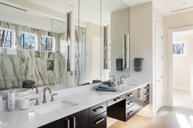 Master Bathroom of Apex Home