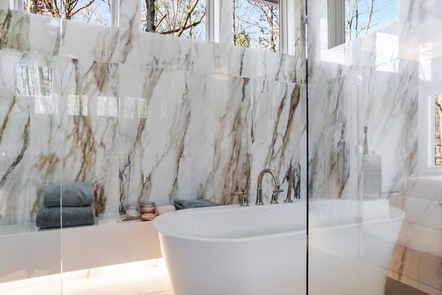 Master Bathroom of Apex Home