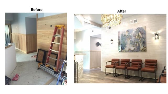 Before and Afters - interior design by Design Works Studio