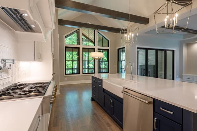Kitchen Overlooking Breakfast Nook