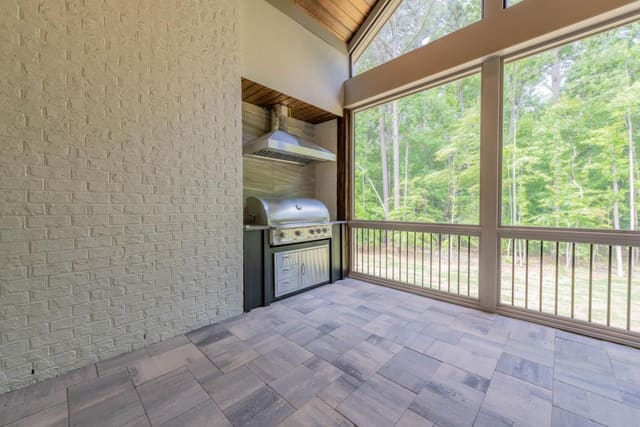 Back Porch with Grill