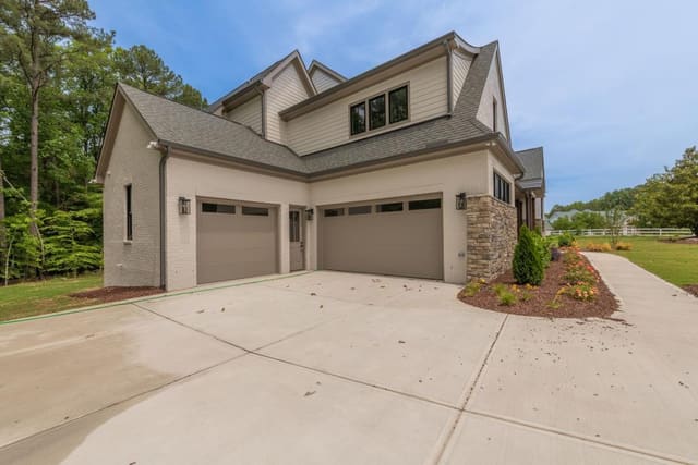 Exterior of Home Garage Side
