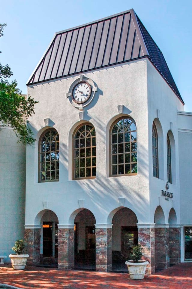 Remodeled Exterior of Paragon Bank in Charlotte