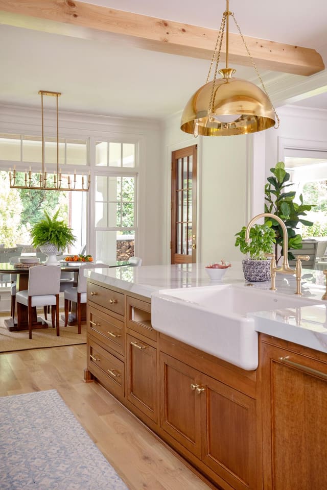 Kitchen overlooking Kitchen table
