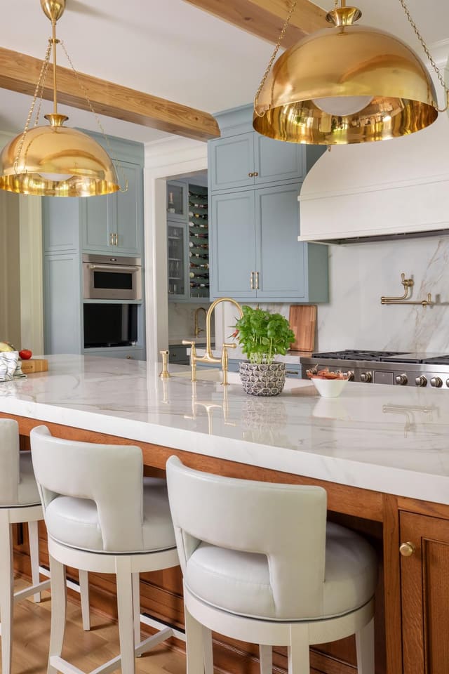 Kitchen with Barstools
