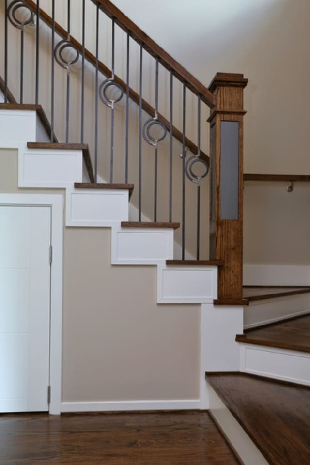 Staircase in Downtown Raleigh home