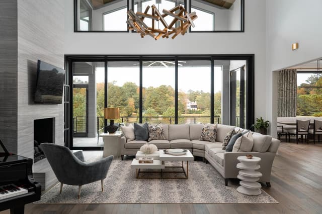 Durham Modern Home - interior design by Design Works Studio