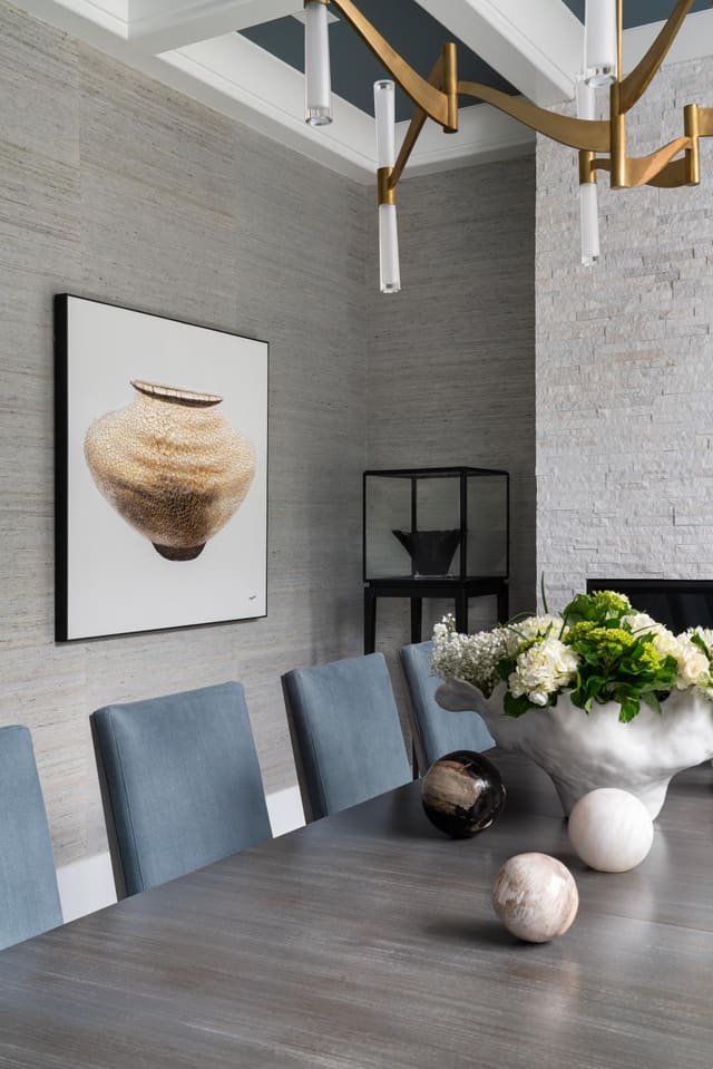 Dining Room with Artwork