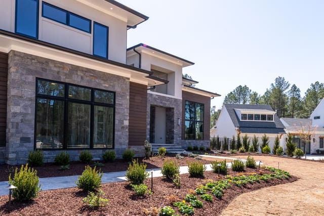 Mid-Century Home Exterior Close-up