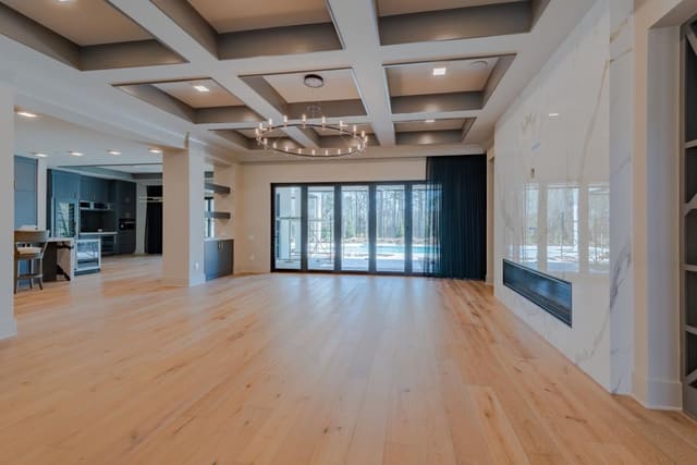 Open Concept Living Area Overlooking Kitchen
