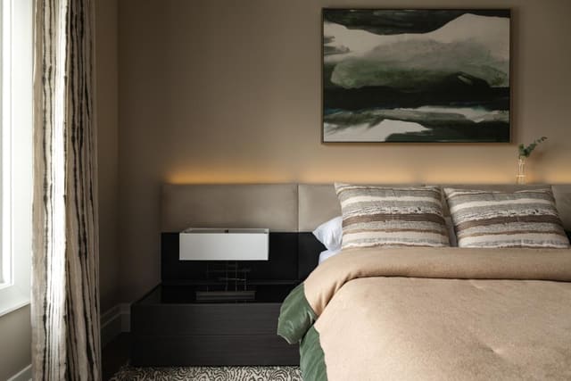Guest Bedroom with Earth Tones