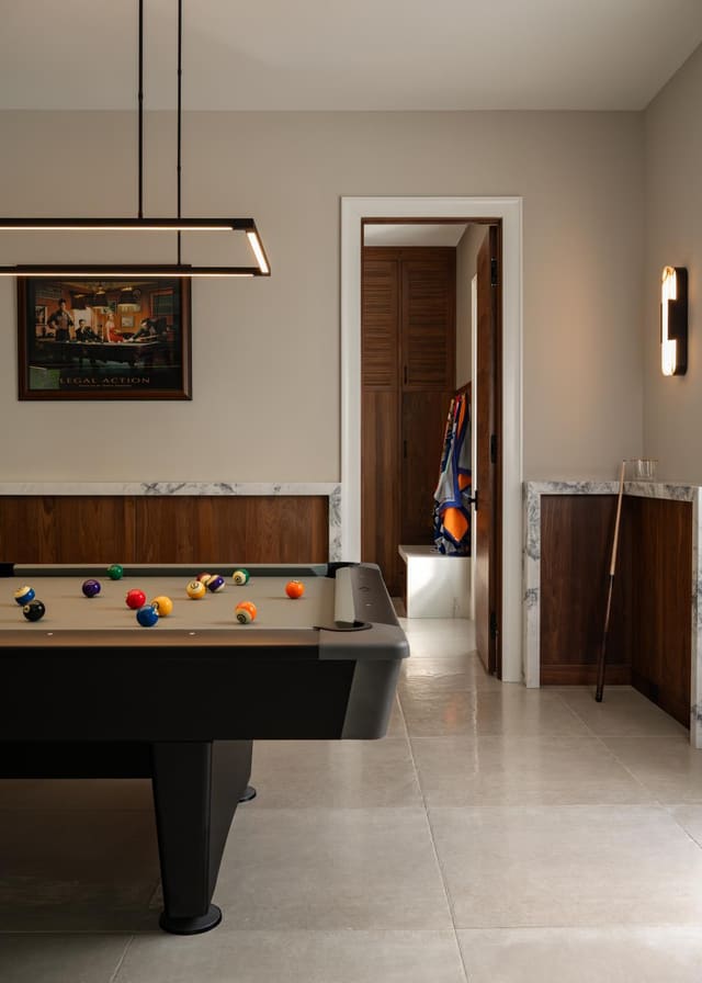 Pool House Pool Table