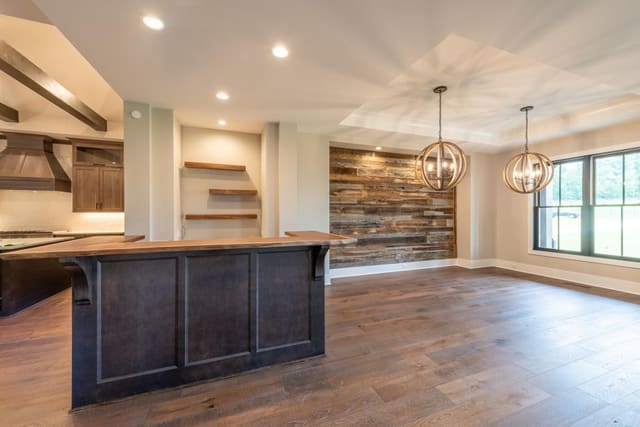 Open Concept Kitchen and Dining Area