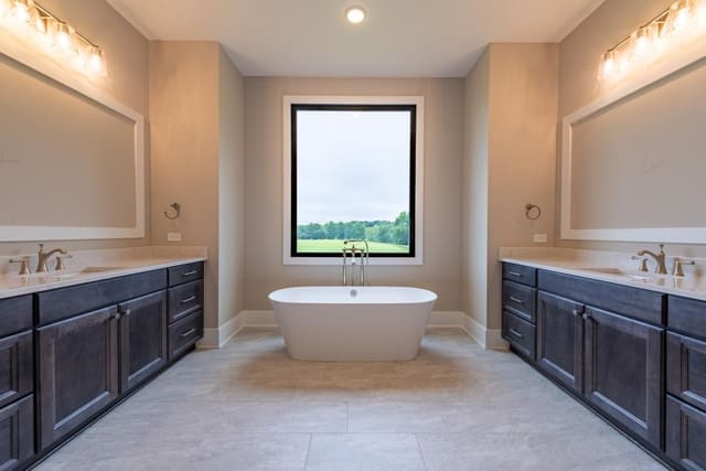 Master Bath with 2 Vanities