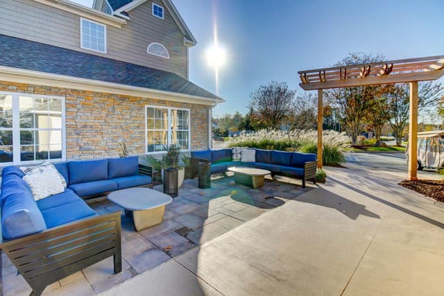 Outdoor Patio at Indigo Apartments