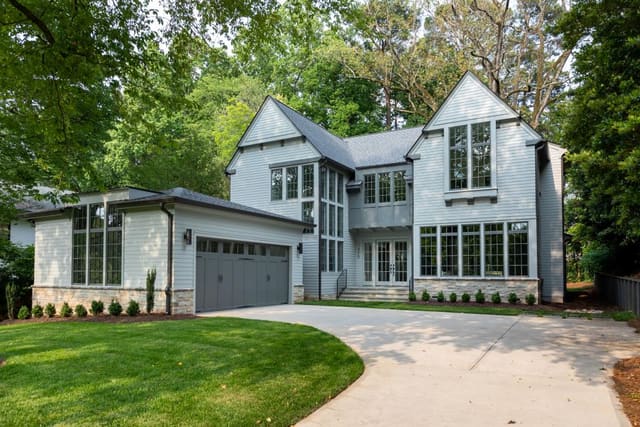 ITB Modern Raleigh Home (DJF) - interior design by Design Works Studio