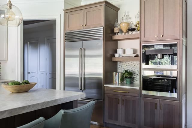 Kitchen of Jordan Lake home.