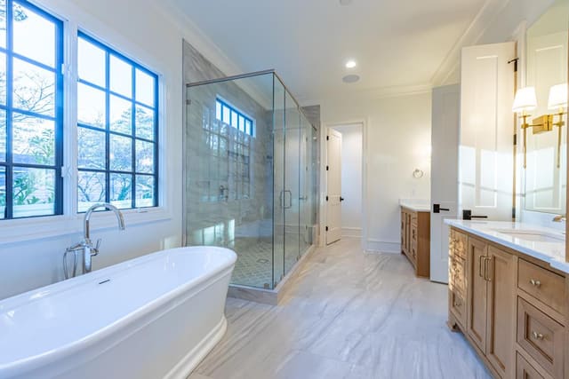 Jack and jill master bath