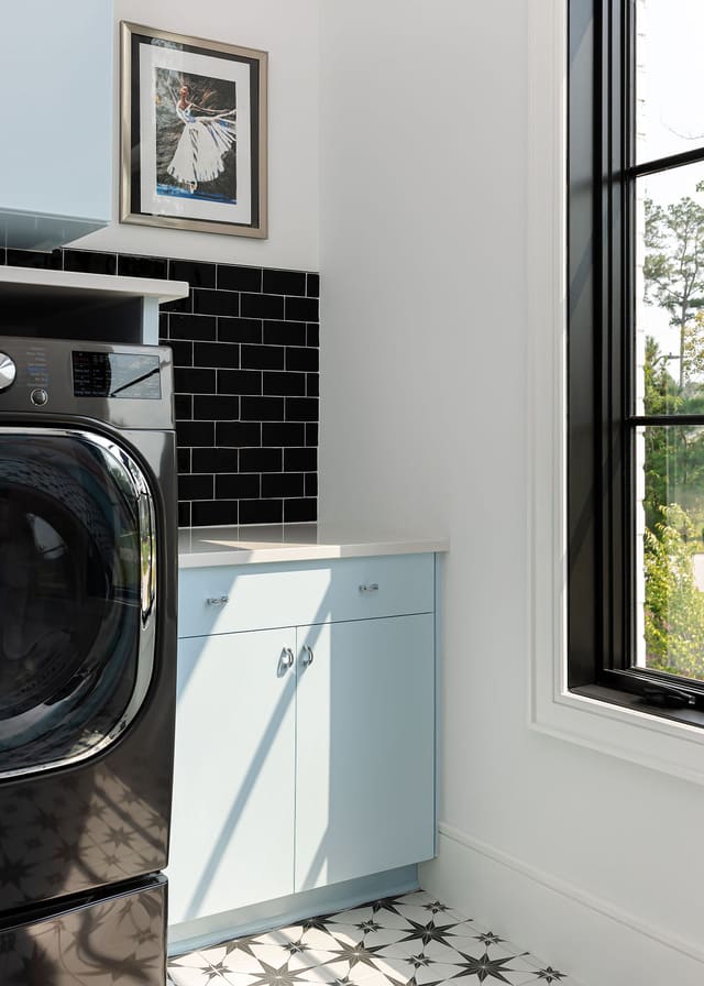 Laundry room.