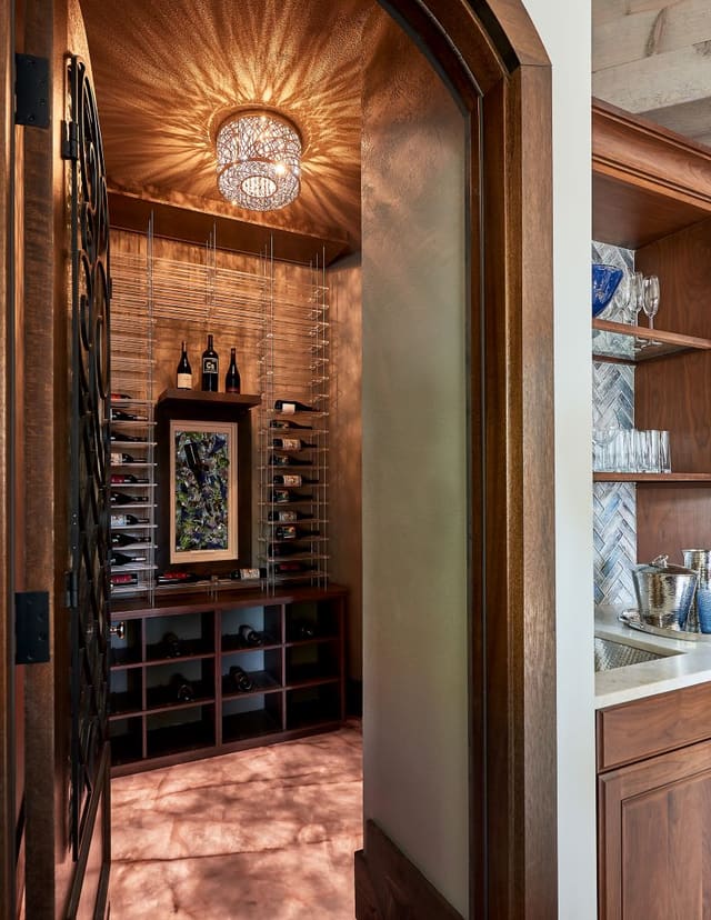 Wine Room in N. Raleigh Model Home
