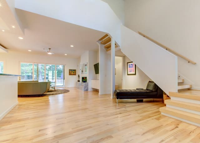 Modern Family Room in Avalaire neighborhood