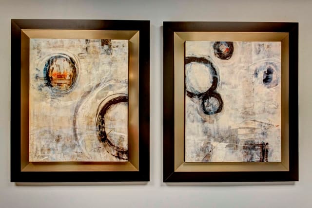 Contemporary artwork at Hatteras Office