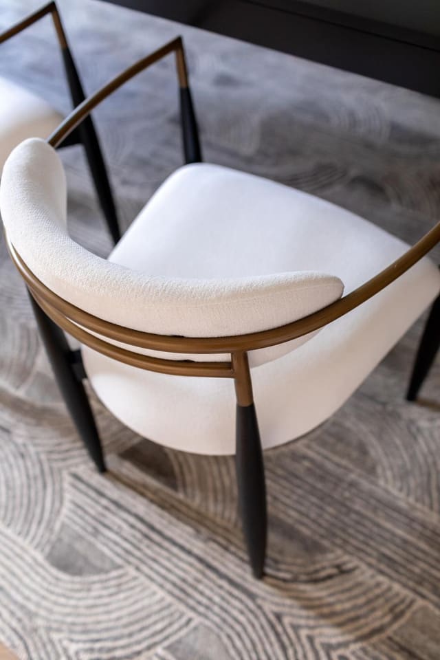 Custom dining chair.