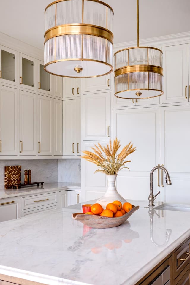 Bright kitchen with natural wood accents.