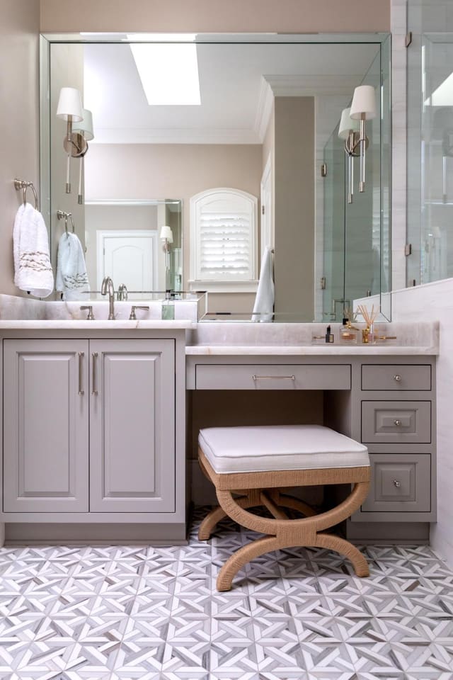 Master bathroom vanity.