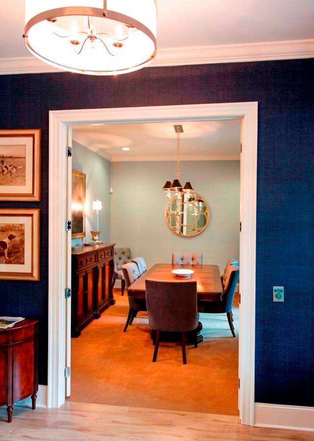 Commercial - Raleigh Clubhouse (Hamptons) - interior design by Design Works Studio