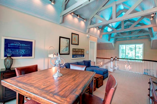 Alternate view of Mezzanine in Raleigh Clubhouse, showing ceiling details