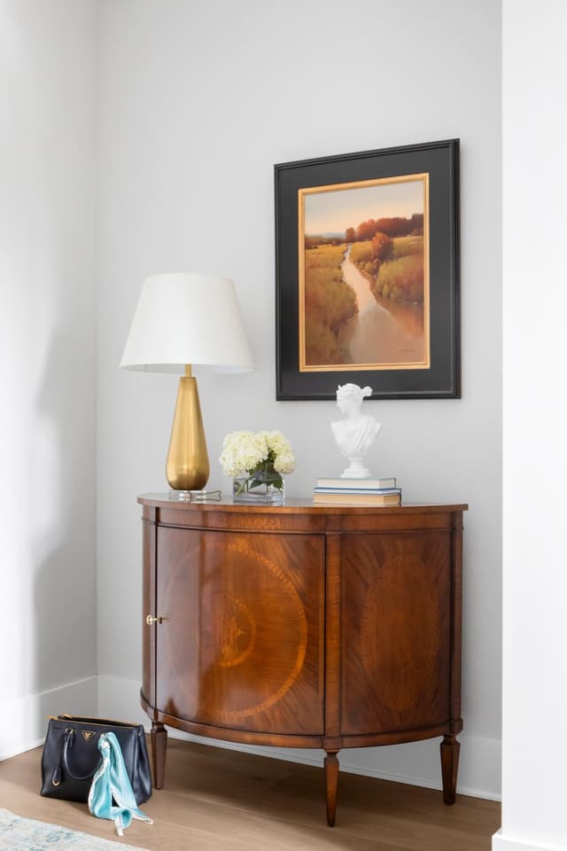 Foyer with Wall Art and accessories