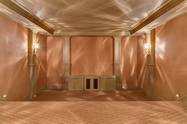 Theater Room in Raleigh Home