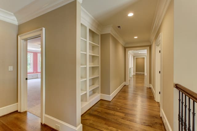 Hallway of Raleigh home