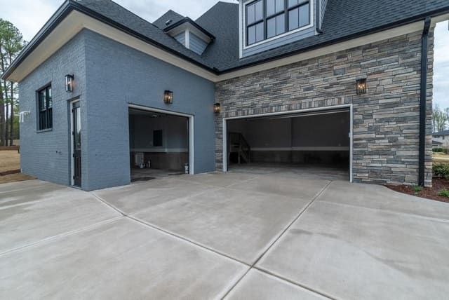 Exterior of Home Garage Side