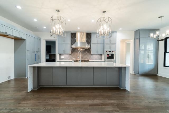 Frontal View of Kitchen