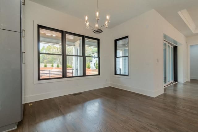 Dining Area Looking into Backyard