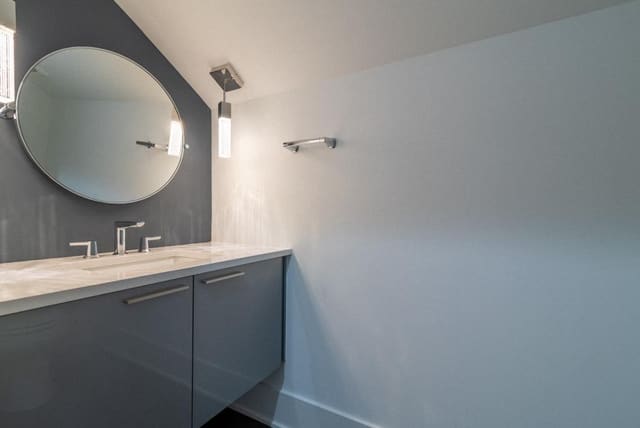 Half Bath with Gray Tones
