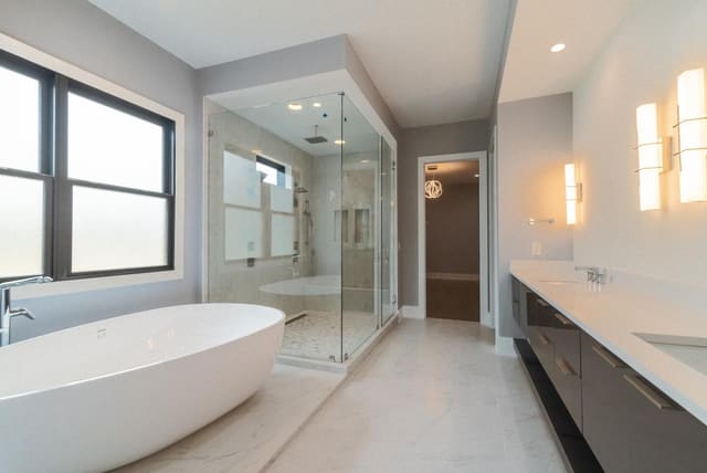 Master Bath with His and Hers Sink