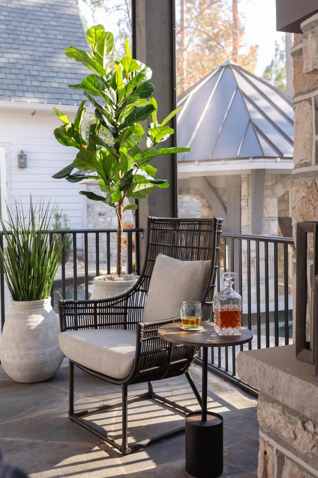 Lounge Area with Palecek Chair