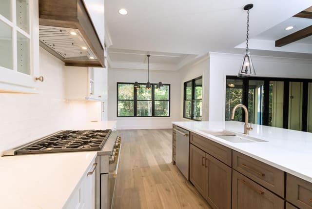 Kitchen Overlooking Dining Area