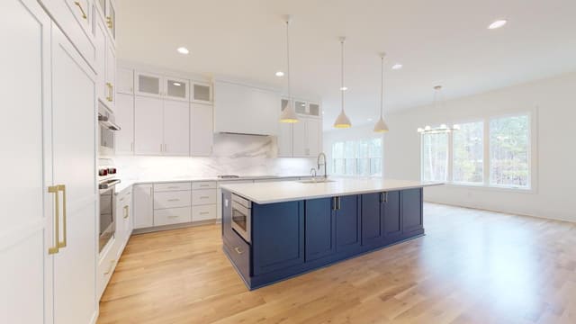 West Durham Kitchen 3 (Sage Built) - interior design by Design Works Studio