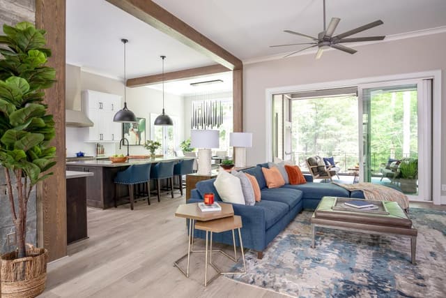 Yates Mill New Construction (Bost Homes) - interior design by Design Works Studio
