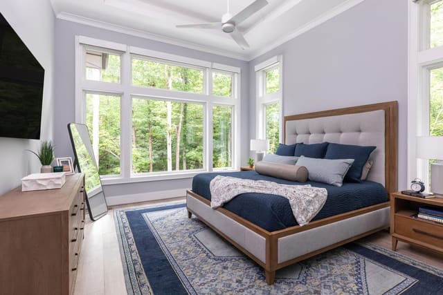 Master Bedroom with 2nd Story Backyard View