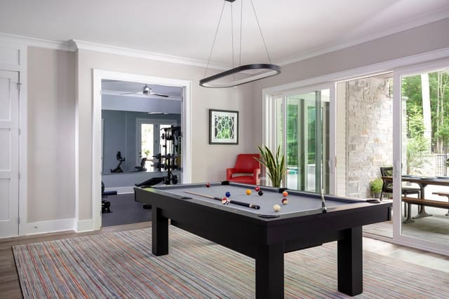 Rec Room Leading into Backyard