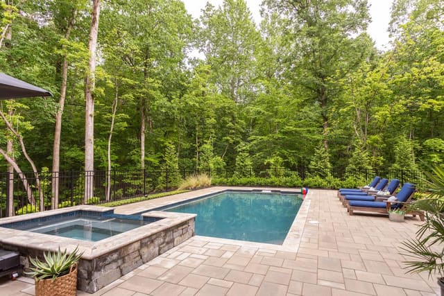 Overview of Backyard Pool