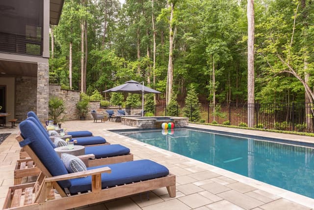 Overview of Backyard Pool
